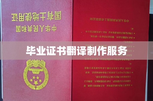 友谊毕业证书翻译制作服务