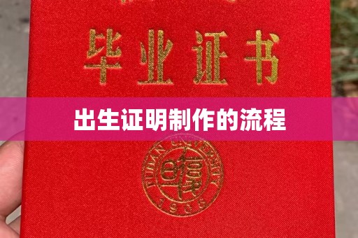 梨树县出生证明制作的流程